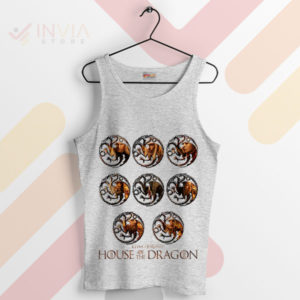 Royal Bloodlines House of the Dragon Sport Grey Tank Top