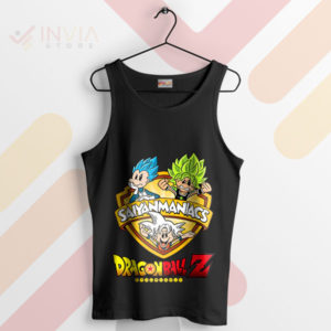 Saiyan Spectacle Animaniacs with DBZ Black Tank Top