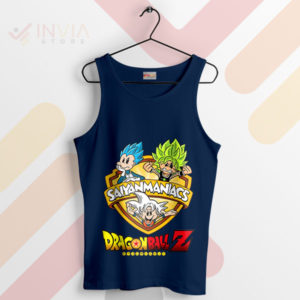 Saiyan Spectacle Animaniacs with DBZ Navy Tank Top