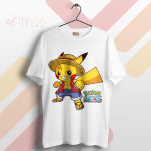 Shockingly Cute Pikachu Luffy Gear 5 T-Shirt