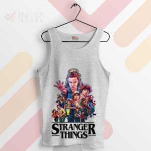Stranger Things Season 5 The Battle Sport Grey Tank Top