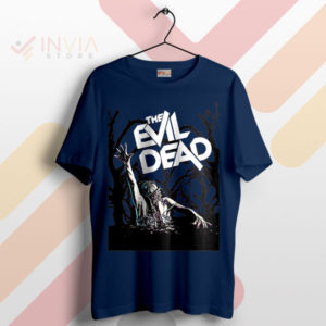 The Darkness Evil Dead Rise Graphic Navy T-Shirt