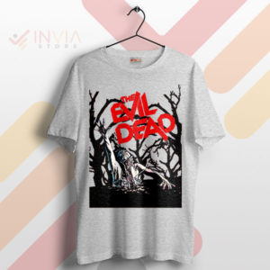 The Darkness Evil Dead Rise Graphic Sport Grey T-Shirt