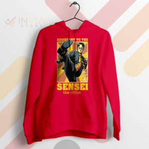 The Way of Dwight Office Sensei Red Hoodie