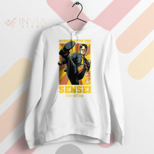 The Way of Dwight Office Sensei White Hoodie