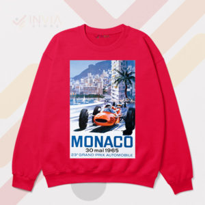 Timeless Speed Monaco F1 Classic 1965 Red Sweatshirt