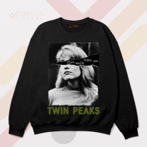 Twin Peaks Tribute Laura Palmer Secrets Black Sweatshirt