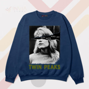 Twin Peaks Tribute Laura Palmer Secrets Navy Sweatshirt