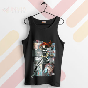 Ultimate Agent Sexy Black Widow Comic Black Tank Top