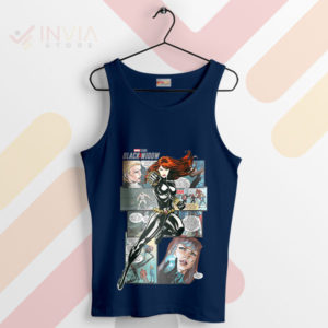 Ultimate Agent Sexy Black Widow Comic Navy Tank TopUltimate Agent Sexy Black Widow Comic Navy Tank Top