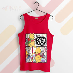 Wear Your Winnie the Pooh Comic Red Tank Top