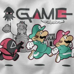 The Squid Game 2 Super Mario Graphic Merch