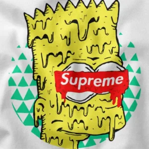 The Good Trippy Bart Cartoon Graphic Tee
