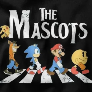 Classic Characters Nintendo Abbey Road Graphic Apparel