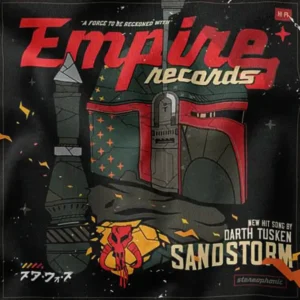 Boba Fett Empire Records Sandstorm Graphic Apparel