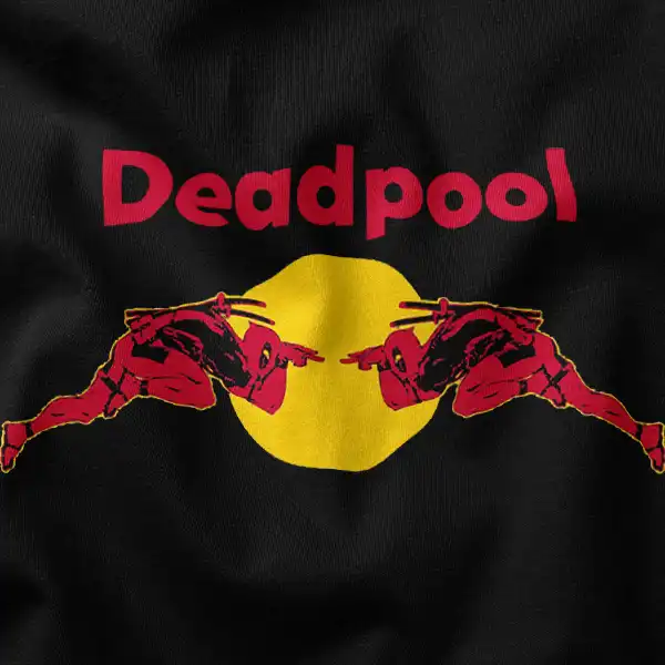 Deadpool Drink Red Bull Revolution T-Shirt
