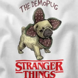 Pug Breed Demogorgon Monster Graphic Apparel