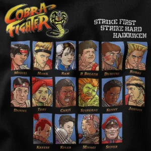 Season 5 Cobra Kai Street Fighter Graphic merch