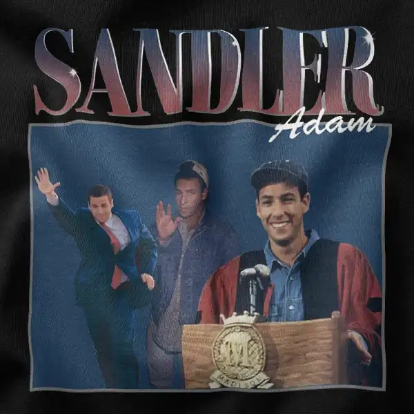 Comedic Legend Young Adam Sandler Graphic Apparel