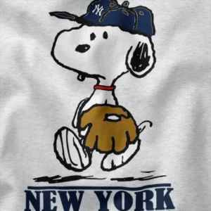 Big Apple Peanuts Yankees Snoopy Graphic Merch