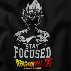 Focused Like a Saiyan Vegeta Graphic Merch