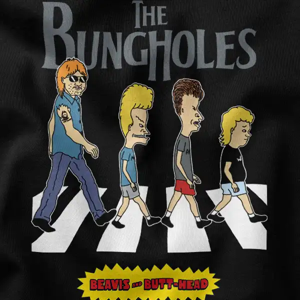 Tour Abbey Road Beavis and Butt-Head T-Shirt