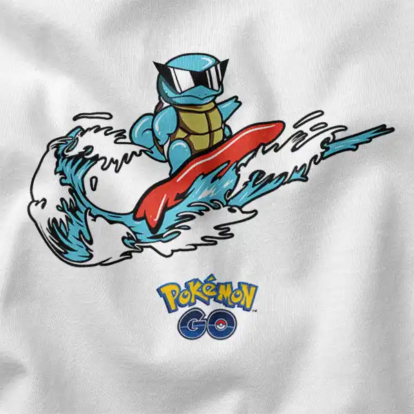 Wartortle Adventure Nike Swoosh T-Shirt