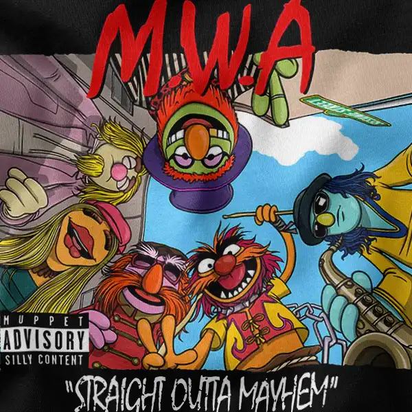 Muppet Mania Straight Outta Mayhem T-Shirt