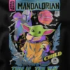 Retro Comic Vibes Grogu And Mando Graphic Apparel