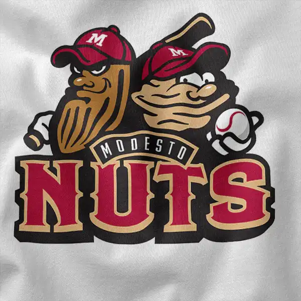 Baseball Fan Essential Modesto Nuts Graphic Apparel