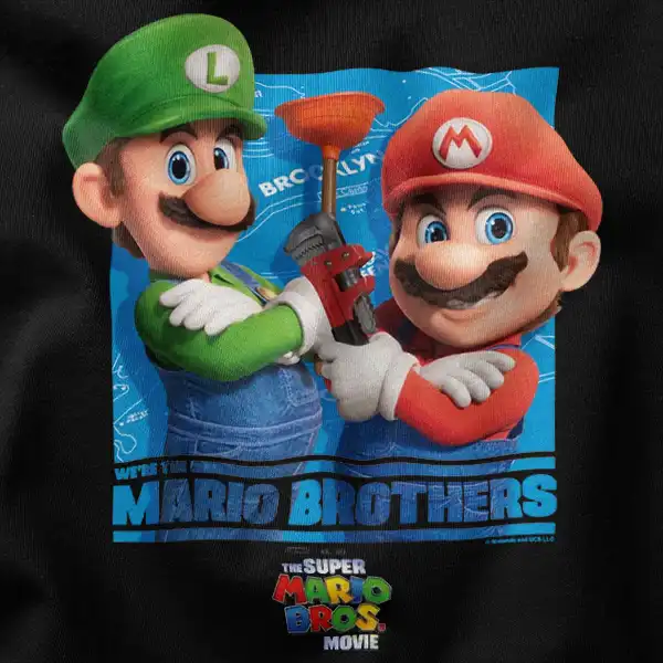 We're the Brothers Super Mario Movie Graphic Merch