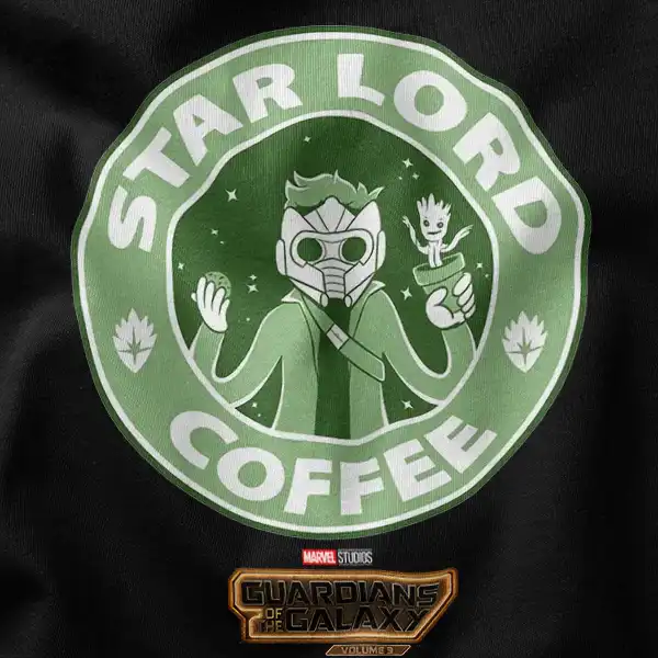 Star-Lord Coffeehouse Guardians T-Shirt