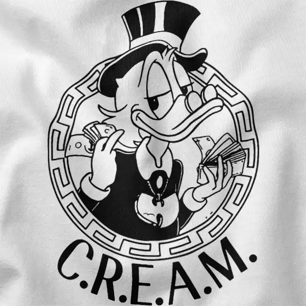 Baby Donald Duck CREAM Wu Tang Parody Graphic Apparel