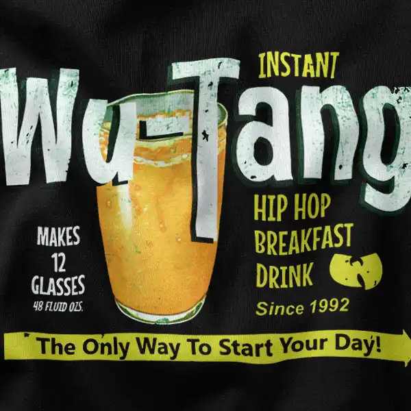Meme Best Drink Wu-Tang Clan Cream Graphic Apparel