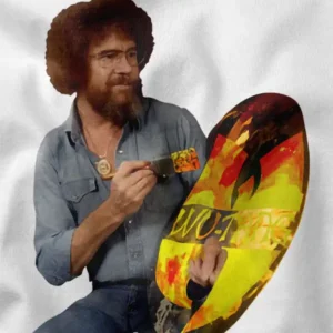 Bob Ross Painting Kit Wu Tang Clan Graphic Merch