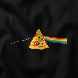 Pizza Pink Floyd Triangle Graphic Apparel