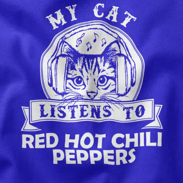 My Cat Listens To RHCP Graphic Apparel