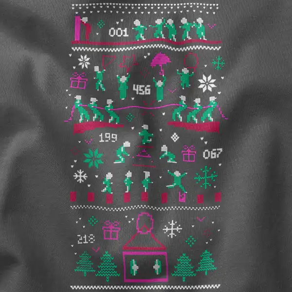 Netflix Squid Game Christmas Graphic Apparel