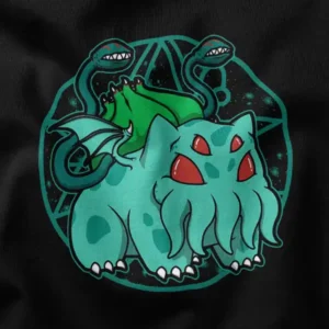 Cthulhu Pokemon Bulbasaur Comic Horor Graphic Apparel