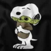 Baby Yoda Snoopy Born Graphic Apparel
