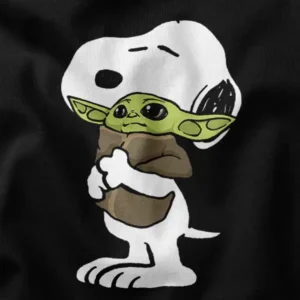 Baby Yoda Snoopy Born Graphic Apparel