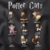 Movie Potter Cats Style Harry Potter Graphic Apparel