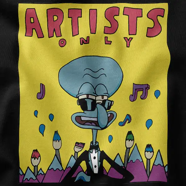 ARTISTS Only Squidward Graphic Apparel