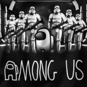 Among Us Crewmate Stormtrooper Graphic Apparel