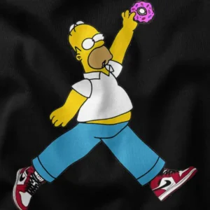 Homer's Flavorful Air Jordan Meme Graphic Apparel