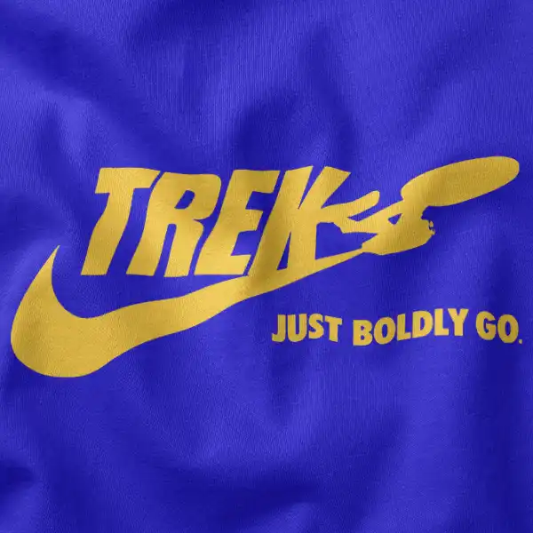 Boldly Go Parody Trek Nike Graphic Apparel