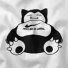 Snorlax Pokemon Go Nike Just Do It Later Graphic Merch
