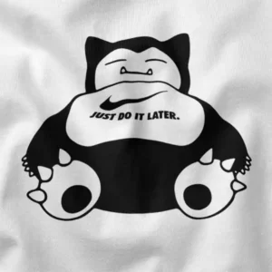 Snorlax Pokemon Go Nike Just Do It Later Graphic Merch