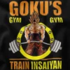 Goku's Anime Gym Train Insaiyan Workout Graphic Apparel