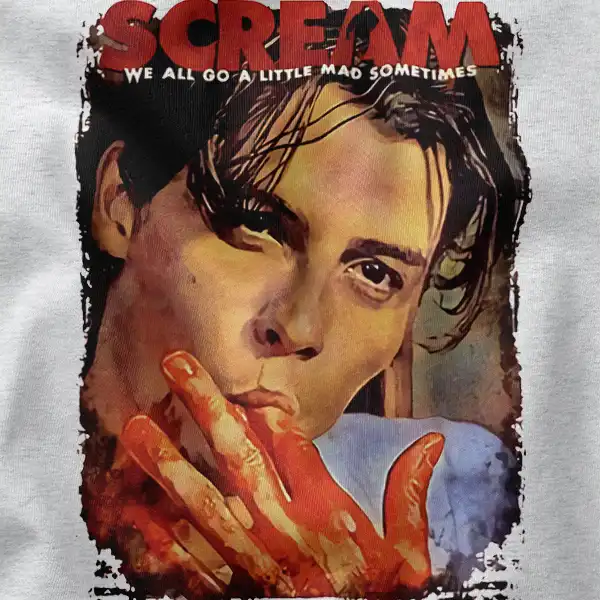 Retro Horror Movie Billy Loomis Scream Graphic Apparel